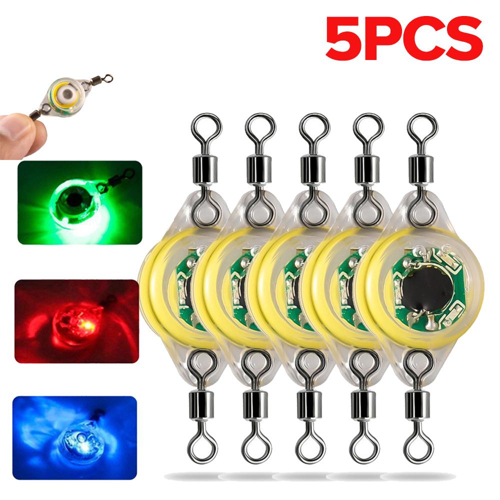 От 1 до 5 упаковок, светодиодная приманка для рыбалки в форме глаза, 4 цвета, мигающая, глубокая, для подводной рыбалки, приманка для кальмара, светящаяся для привлечения рыбы