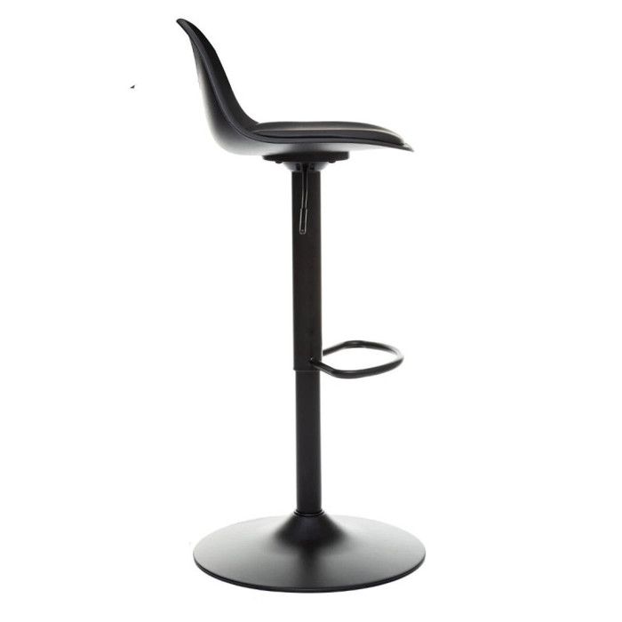 Lot de 2 tabourets bar déco style scandinave "Aiko" Atmosphera - Noir