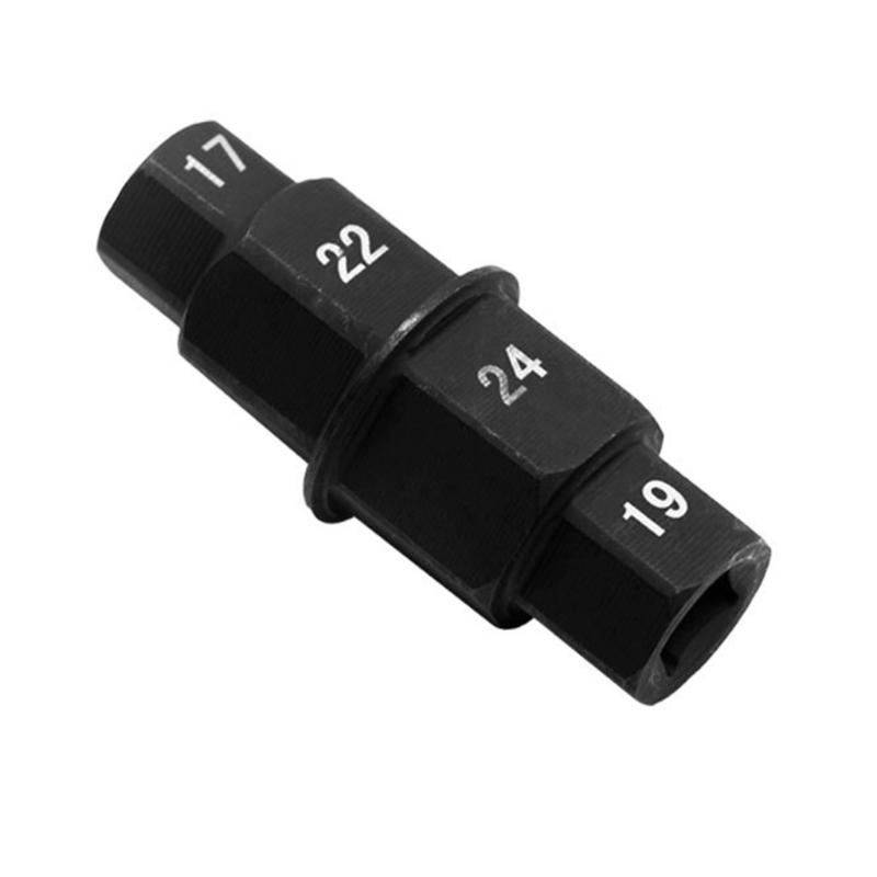 Инструмент для мотоциклов 3/8” дюймовый шестигранный ключ для ступиц передних колес адаптер шпинделя 17 мм 19 мм 22 мм 24 мм
