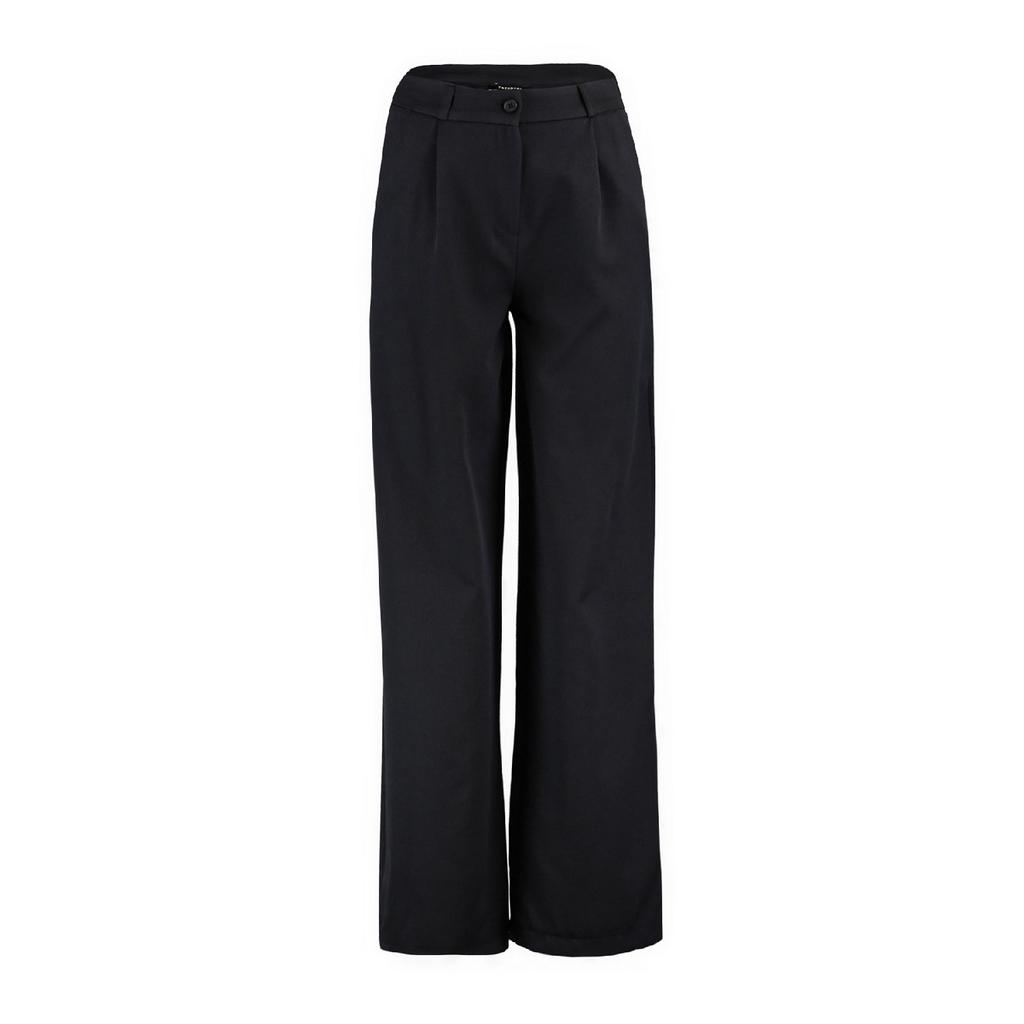 Black Wide Leg Woven Trousers Twoaw21pl0076