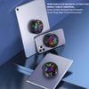 Радиатор для мобильного телефона Магнитная адсорбция Бесшумная RGB кольцевая подсветка Браслет Вентилятор охлаждения для мобильного телефона Охлаждение за три секунды для уличного влога