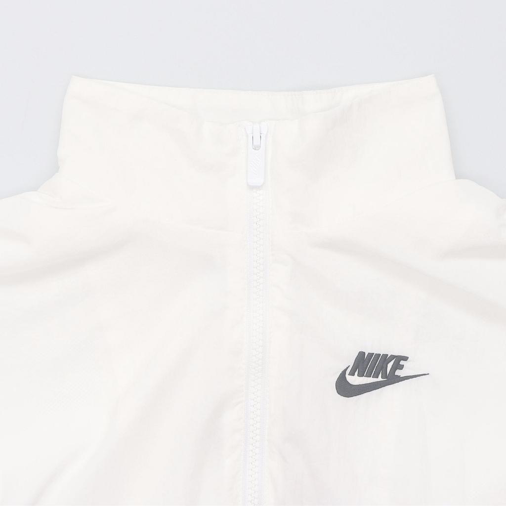 Nike Логотип вышитый принт однотонная куртка на молнии женские куртки белые розовые DM6186-102