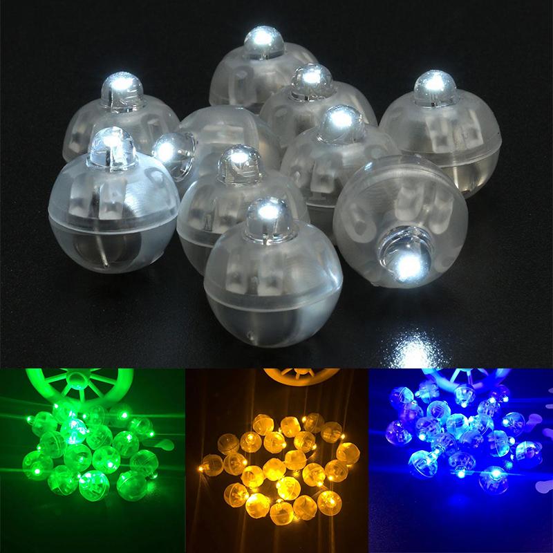 Шармовые шары, лампы для бара, без выключателя, светодиодная вспышка для свадьбы, 10 шт./лот, украшение для рождественской вечеринки, круглый шар, мини