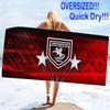 Samsunspor Print Beach Towel, Large Soft Quick Dry Towel for Beach Camping Swimming