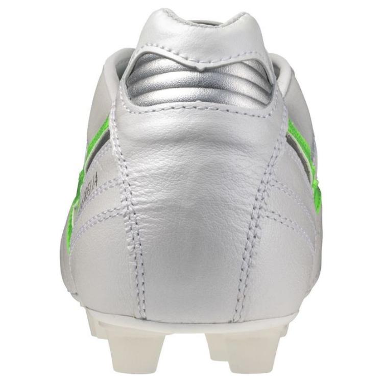 Mizuno Morelia 2 Japan Удобные Нескользящие Прочные Футбольные Бутсы Унисекс Футбольные Бутсы Бело-зеленые P1GA250137