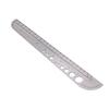 Stainless Steel Ruler Multifunctional Special Shaped Large Office Ruler with Scale Sewing Leather Measuring Tool