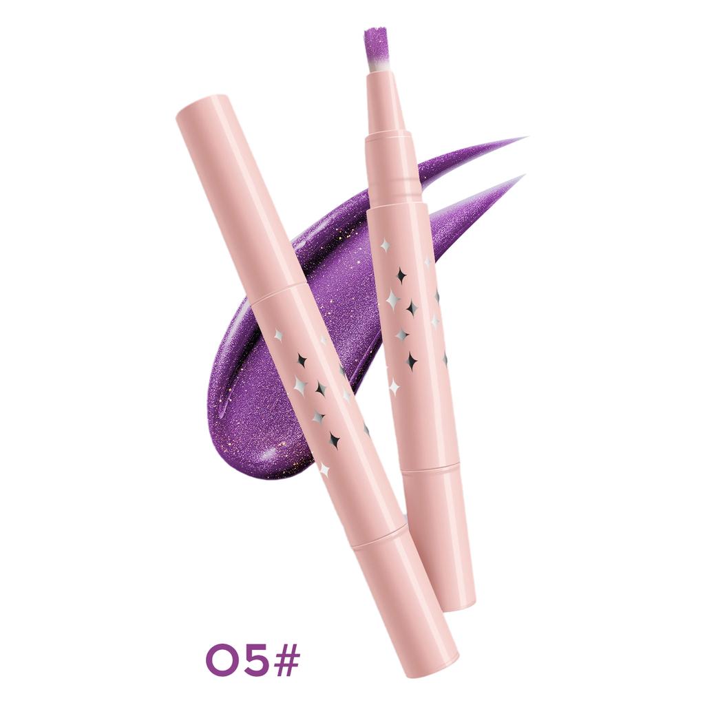 1 шт. 1,8 мл стойкие жидкие тени для век быстросохнущая формула водостойкий устойчивый к поту мерцающий перламутровый финиш макияж для легкого гламура