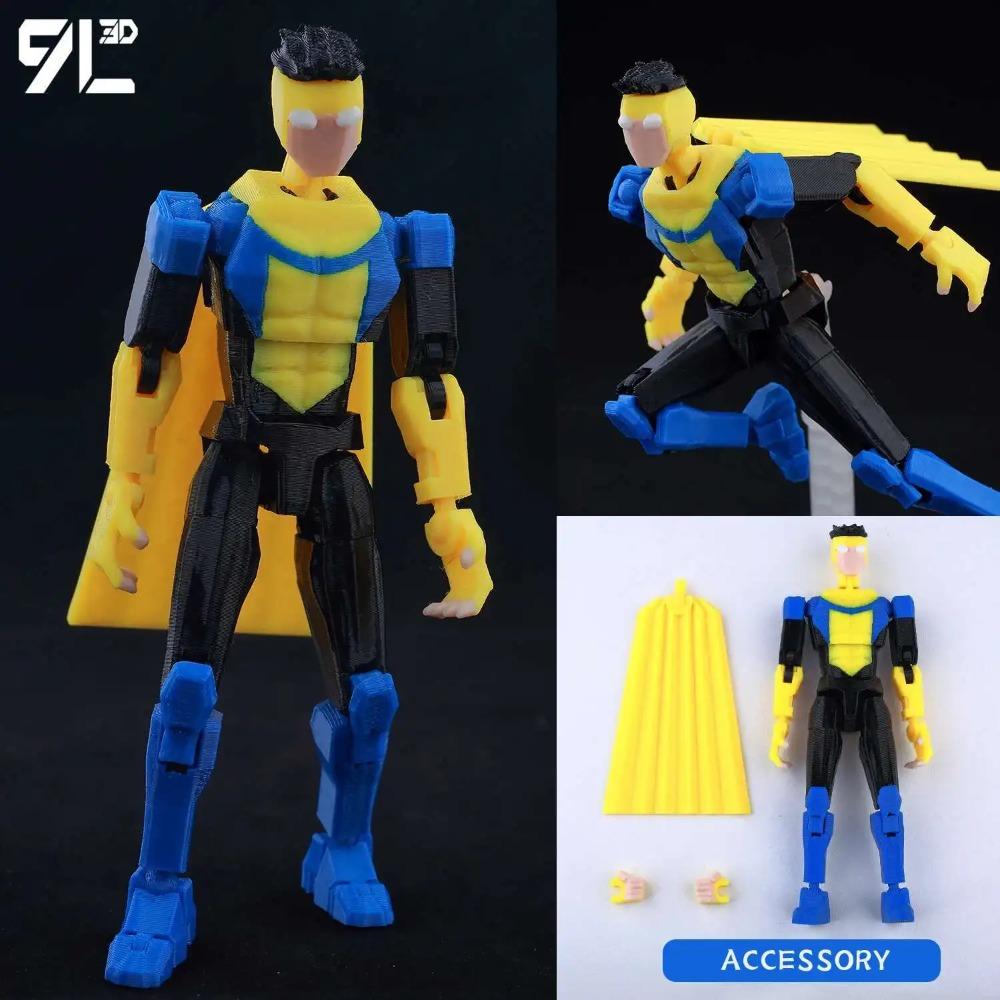 9L3D Printed Lucky Dummy 13 Jujutsu Kaisen Fushiguro Toji Anime Multi-Jointed Shapeshift Toys Action Figures Mannequin Model