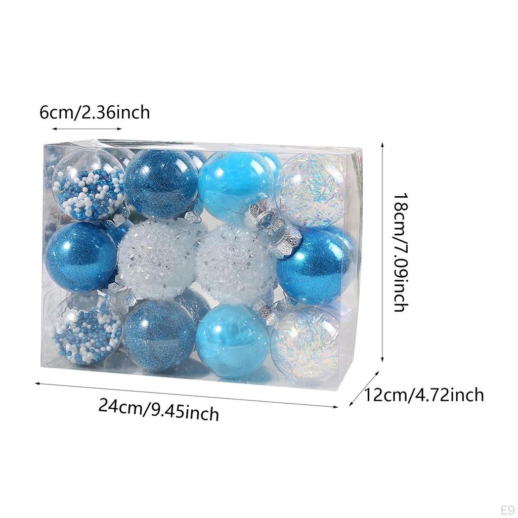 24 шт. Рождественские шары украшения поделки DIY подвесные шары безделушки