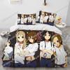 Одеяло K-On Кавайные Девочки Аниме Комплект Постельного Белья 3D Печать Подходит Для Спальни Детей Домашний Текстиль