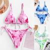 Women Push Up Gradient Print Two Pieces Bikini Swimwear Swimsuit Beachwear