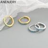 Серьги-кольца с микроцирконом для женщин, винтажные очаровательные простые студенческие украшения, подарок другу