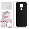 apgo Protective Skin Sticker for the Back Compatible with Motorola Moto G Play, Wrap Film, Foil, Vinyl - Pattern Carbon Black