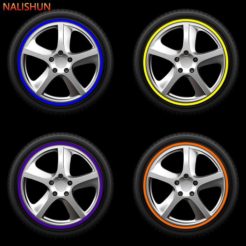 8 м автомобильная ступица колеса декоративная наклейка для шин обода колеса защита шины от столкновений полоса автоаксессуары