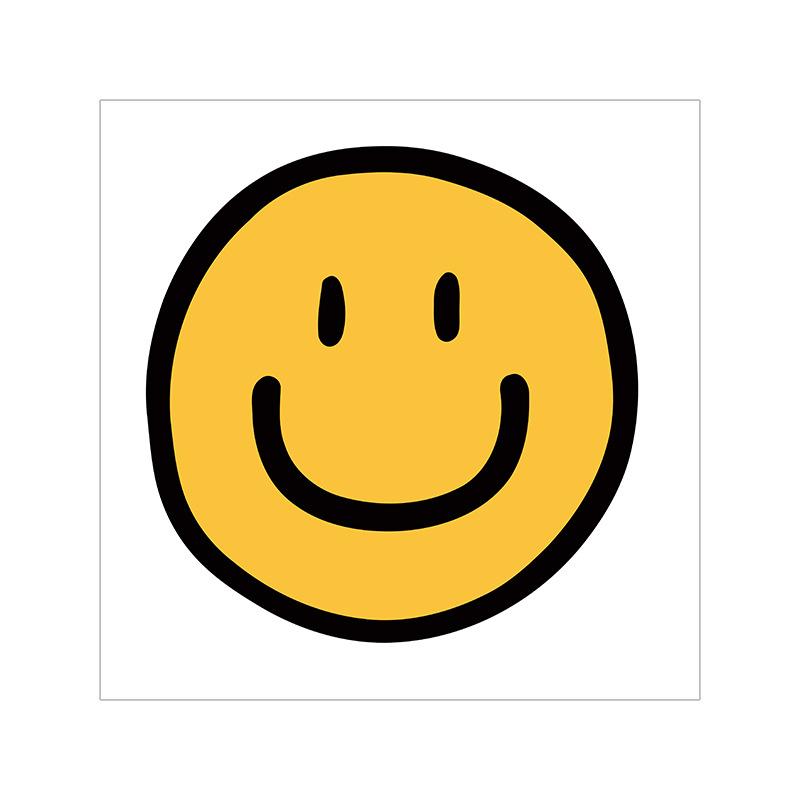 Nordic Yellow Cartoon Smiley Posters and Prints Love Smile Картина на холсте Настенный декор для гостиной Cuadros