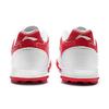 Футбольные бутсы Li Ning TF из искусственной кожи с шипами, амортизирующие, нескользящие, износостойкие, мужские, белые, красные, ASTQ011-1