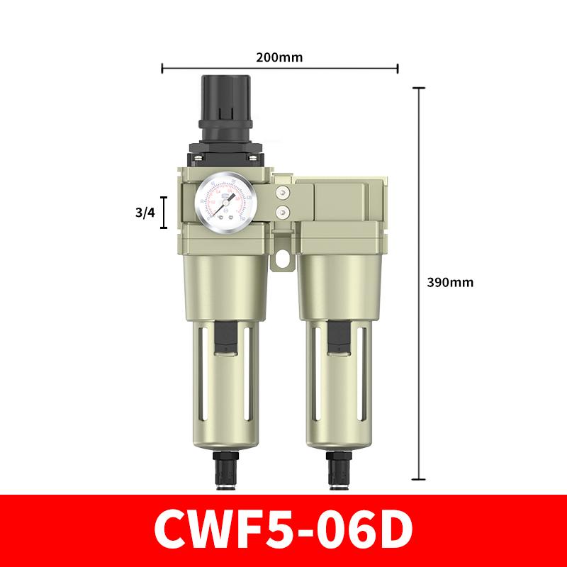 CWF 1/4 3/8 1/2 3/4 1 дюйм 10 Пневматический компрессор Воздушный фильтр Обработка источника Фильтры Регулятор давления Манометр Маслоотделитель