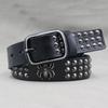 Новый Дизайн Паук Острый Паук Клепка Ремень Коровья Кожа Солнечная Пряжка Персонализированный Ремень Панк
