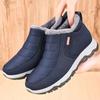 Boots for Men and Women Winter Shoes Waterproof Snow Boots Slip-on Casual Shoes Plush Shoes Men's Ankle Boots
