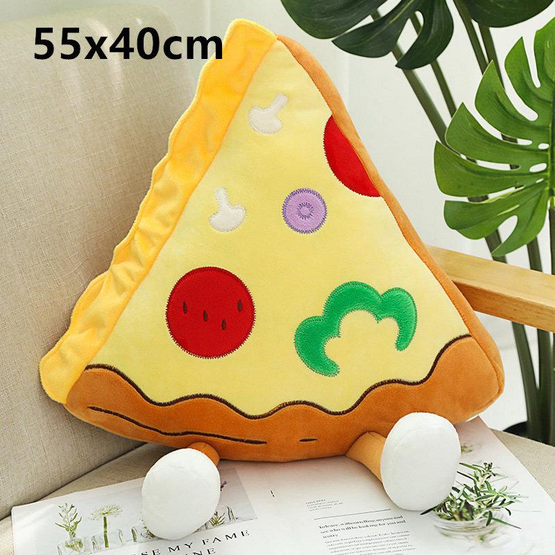 Горячий Милый Мультяшный Плюшевый Гамбургер Картофель Фри Куриная Ножка Игрушка Набитая Еда Попкорн Пицца Подушка Подушка Детские Игрушки Подарок на День Рождения