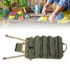 Oxford Cloth Roll Up Tool Bag Separate Pockets Multipurpose Tool Bag  Gardening
