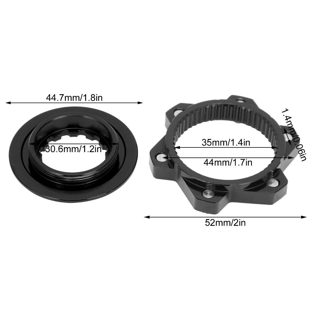 6 Bolts Disc Brake Rotor Conversion Aluminium Alloy Center-Lock Hubs Bike Conversion