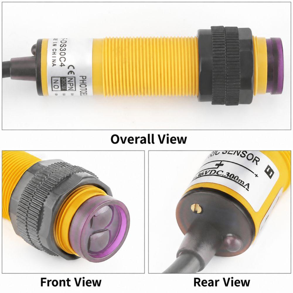 1Pcs E3F-DS30 Diffuse Reflection Photoelectric Switch for Industrial Automation Detection