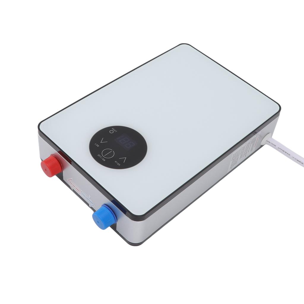 Электрический водонагреватель мгновенного нагрева воды мощностью 6500 Вт с сенсорным экраном и защитой от перегрева.