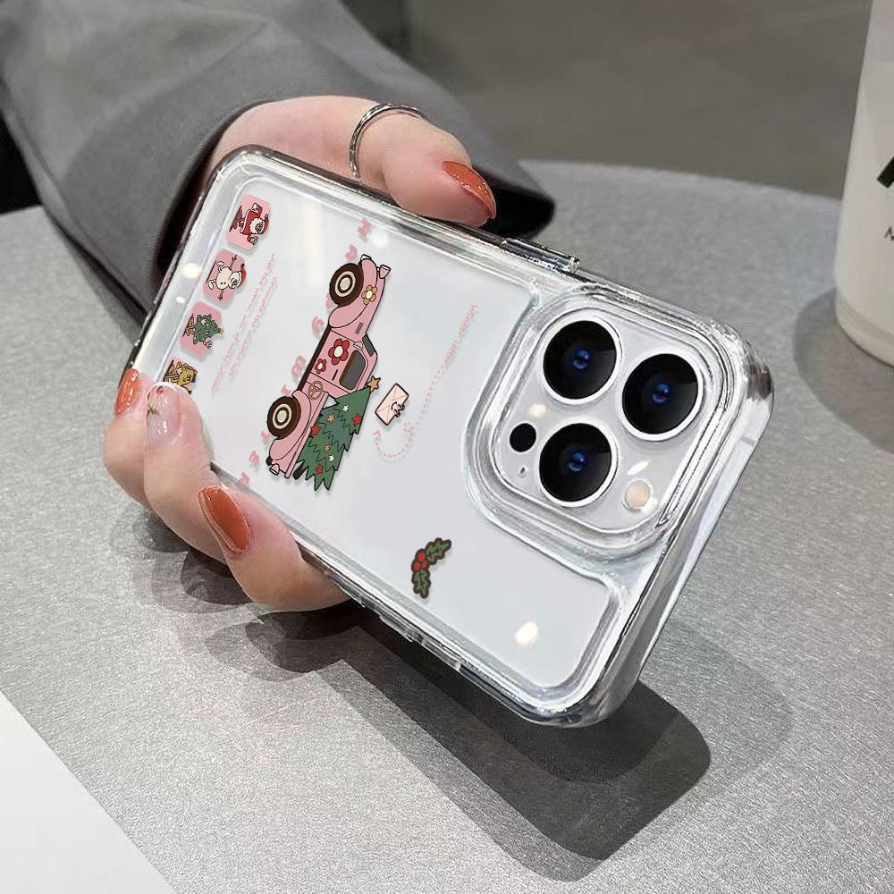 Рождественский чехол для iPhone 11 13 XR 15 Pro Max 12 16 Pro Max для iPhone 14 7 8 Plus XS Max Samsung A15 A55 A05 Redmi 12 13C 13 Huawei Mate 30 40