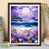 5D DIY Diamond Painting Marine Life Cross Stitch Kit Mosaic Diamond Embroidery Rose Full Round Square Drill Home Decoration