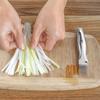 Kitchen Shred Silk The Knife Stainless Steel Chopped Green Onion Knife Curved Handle Food Speedy Chopper Green Onion