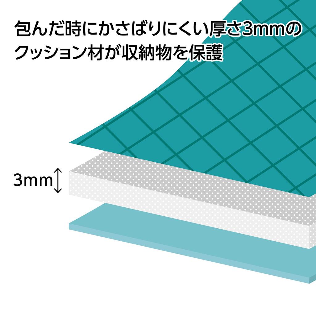 HAKUBA Camera Wrapping Cloth Protection Wrap 46 Nile Blue Brushed Material 46 x 46 cm Wraps and protects tablet game Water-repellent & KPW-46NBL