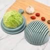 Овощерезка, слайсер, чаша для эффективной нарезки, встроенные режущие слоты, фруктовая нарезка, нескользящее основание, простой инструмент для приготовления салата
