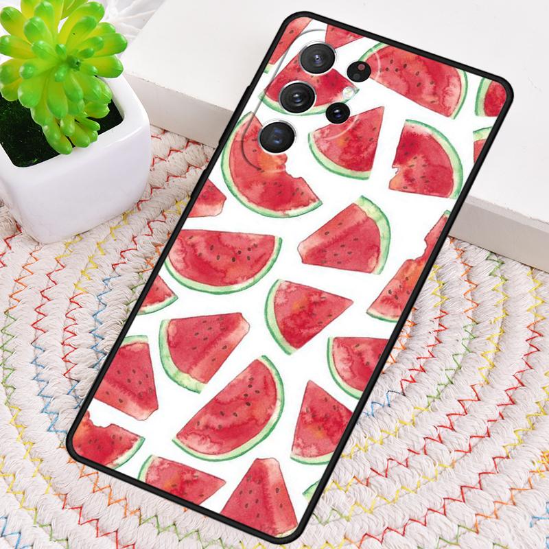 Летний Фруктовый Арбуз TPU Чехол для Телефона для Samsung Galaxy note 10 pro S26 S25 S24 S23 S22 Ultra Plus S21 FE S20 Ударопрочный Чехол
