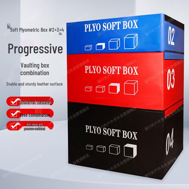 Stealth Leopard Progressive PU Soft Plyo Jump Box