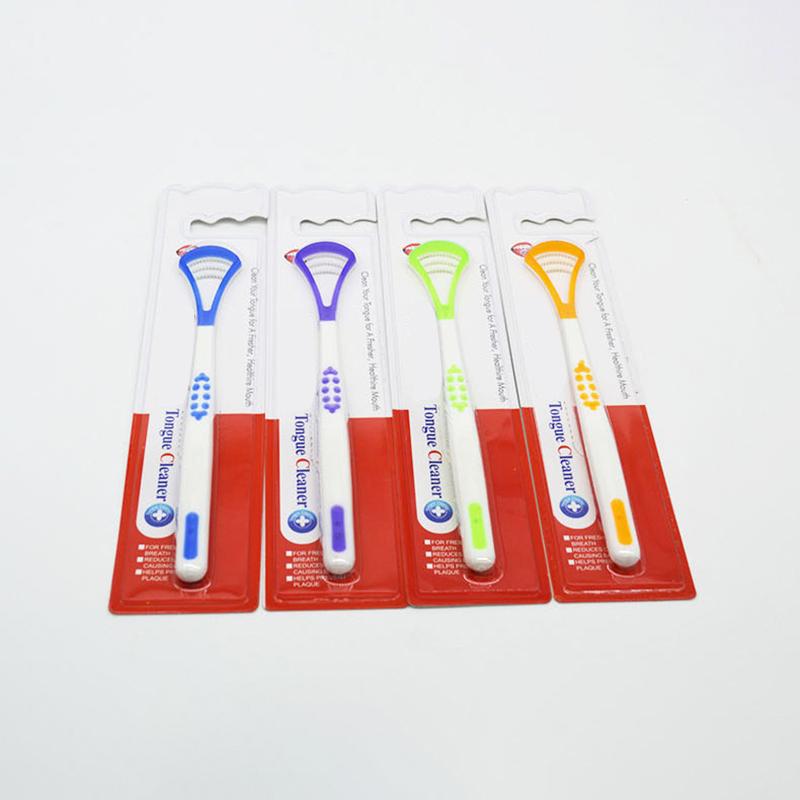 Скребок для языка, щетка для чистки языка, пластиковый скребок для языка, портативный, освежающий дыхание, очиститель для полости рта