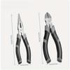 2pcs Multifunctional Diagonal Pliers Needle Nose Pliers Hardware Tools Universal Wire Cutters Electrician