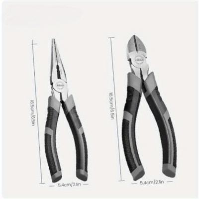 2 шт. Многофункциональные диагональные плоскогубцы Плоскогубцы с игольчатым носом Аппаратные инструменты Универсальные кусачки для проволоки Электрик