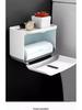 Wall-Mounted Waterproof Toilet Paper Holder and Tissue Box