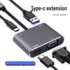 Док-станция USB-C на HDMI/VGA: Конвертер для зеркалирования экрана телефона на монитор