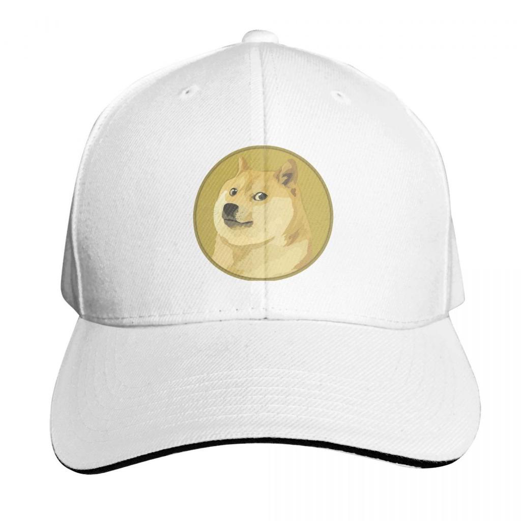 Doge The Dogecoin Funny Bitcoin Cap Fashion Casual Baseball Caps Adjustable Hat Hip Hop Summer Unisex Baseball Hats
