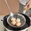 Большой дуршлаг из нержавеющей стали 304, кухонные инструменты, бытовой дуршлаг для лапши, шумовка, ложка для фильтрации масла с длинной ручкой