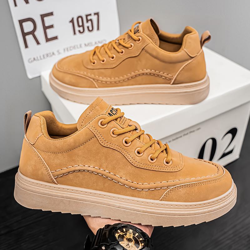New Korean version trend board shoes student four seasons fashion trendy shoes men's shoes niche skateboard shoes casual sports shoes