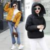 Women's short cotton-padded clothes, new winter hooded loose down cotton clothes, small bread clothes, and jackets are trendy.