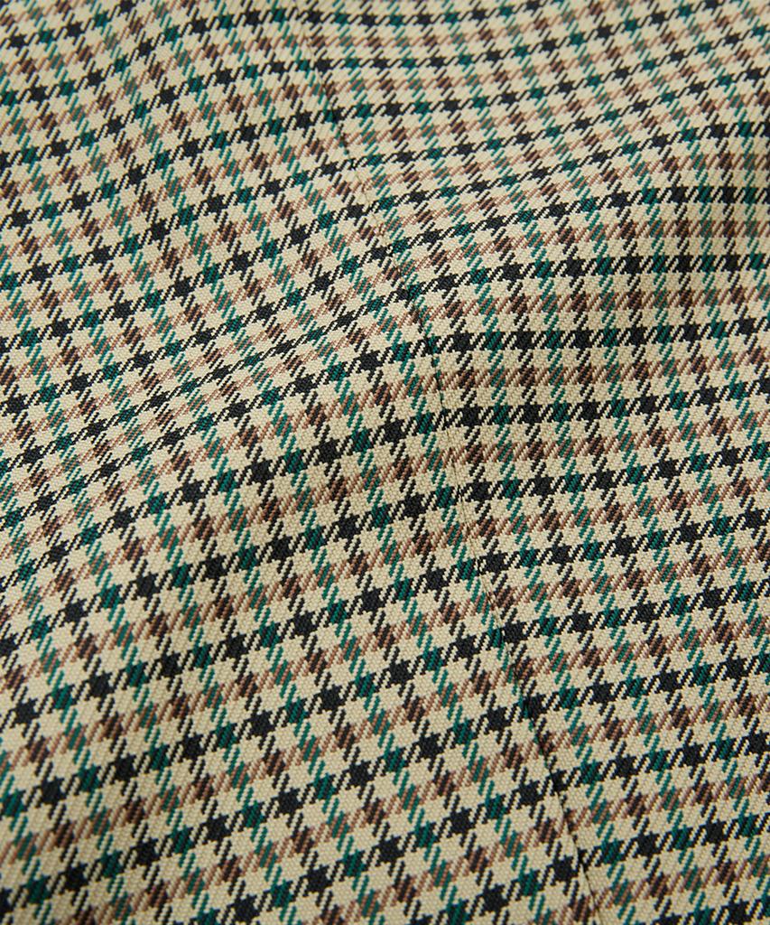 BELLIEF Gun Club Check Single Pleat Banding Chino (Check)_Japan Fabric