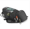 Waterproof Motor Tank Bag Black Oil Fuel Tank Bag Magnetic Motorbike Saddle Bag Single Shoulder Bag Motorcycle Backpack Motorbike Accessories