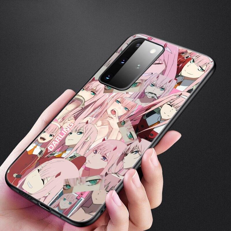 Чехол Zero Two Darling in the FranXX Anime для Samsung Galaxy S20 S21 FE S10 Lite Note 20 10 Lite S8 S9 S10E S10 Plus Ultra Cover