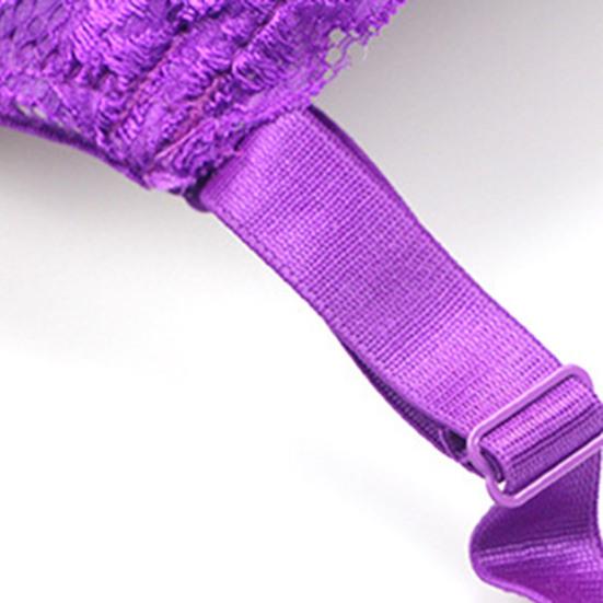 Женский бюстгальтер пуш-ап больших размеров, сексуальный, с цветочным кружевом, полностью покрывающий бюстгальтер на косточках, поддерживающий, повседневный бюстгальтер для большой груди