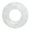 Children's and Adult Crystal Inflatable Swimming Ring with Double Airbag, Underarm Support, and Thickened Single Layer Design