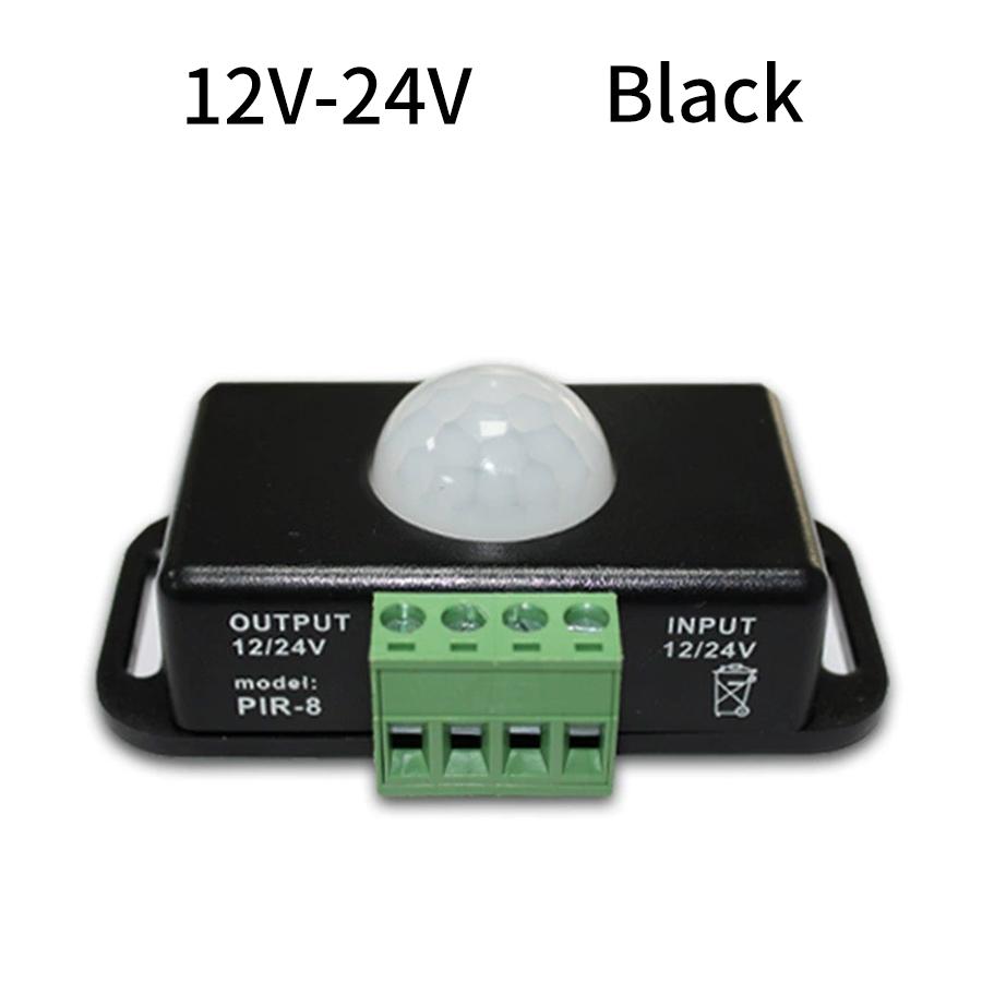 DC 12V 24V 8A PIR Motion Sensor Switch Movement Sensor IR Infrared Detector Light Switch Automatic Module for LED Strip Light